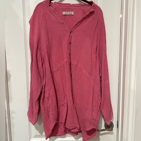 Free People Women's Summer Daydream Tunic Shirt Green Size X-Small